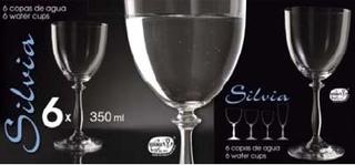 Sklenice Silvia na v�no 6 ks (350 ml)